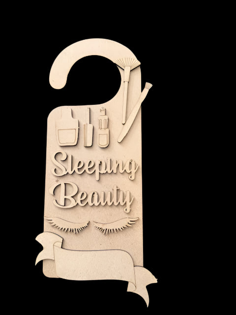 Sleeping beauty - door hanger