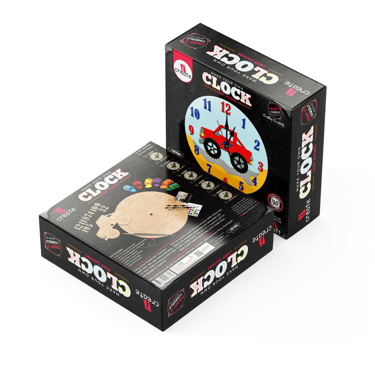 Clock diy kit - jeep