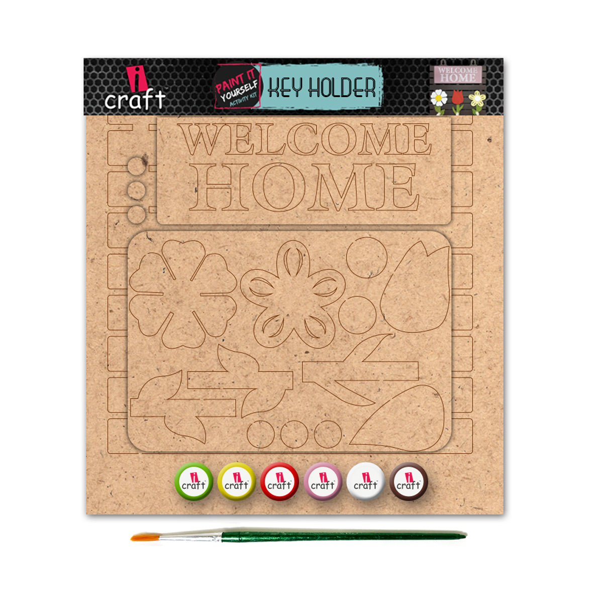 WELCOME HOME KEYHOLDER DIY