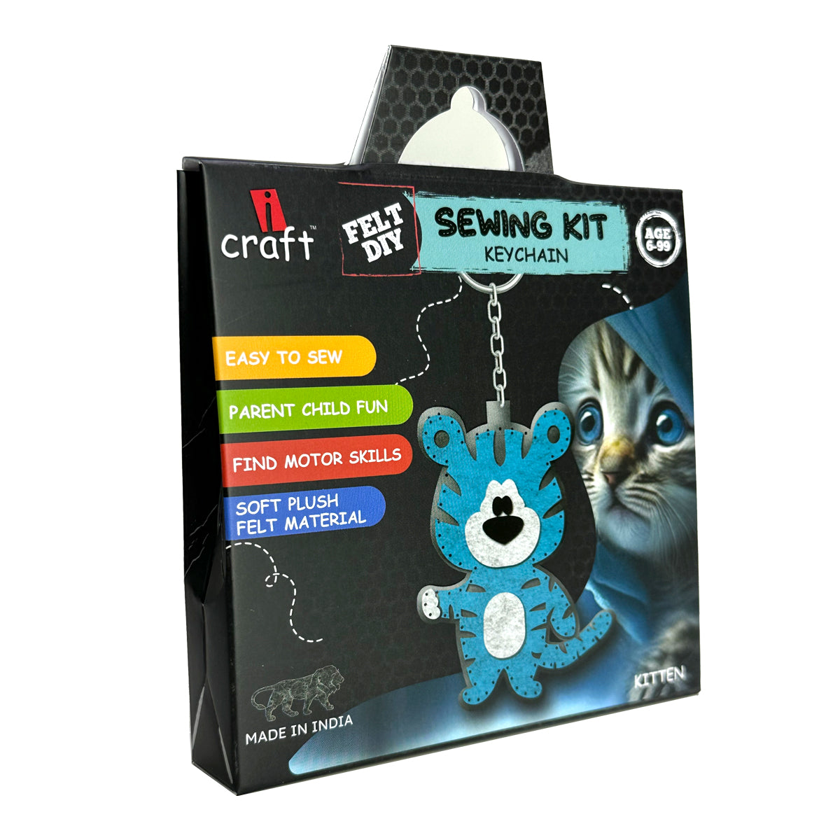 Kitten felt DIY kit