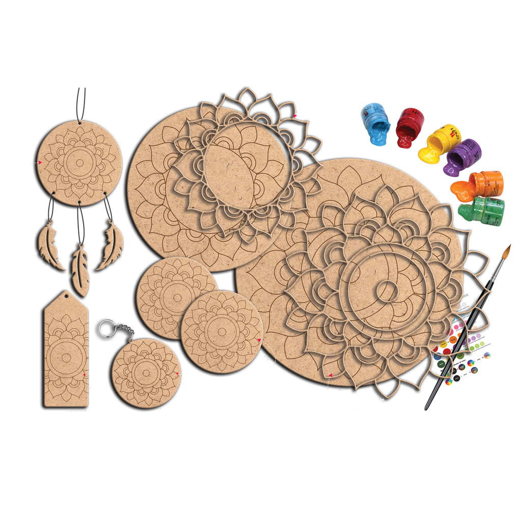 6 in 1 mandala art home decor kit