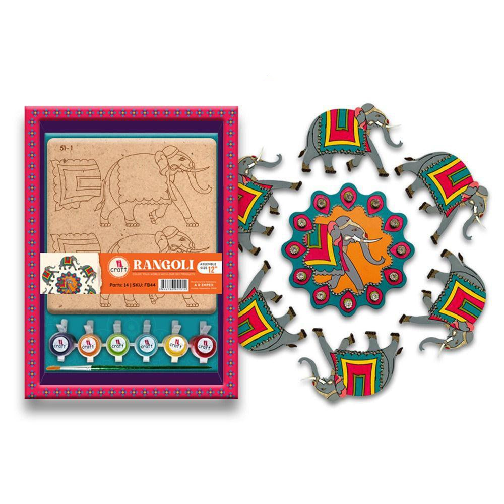 DIY Rangoli Kit (ELEPHANT-FB 51)
