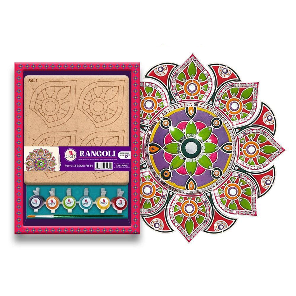 DIY Rangoli Kit (DROP MANDALA-FB 54)