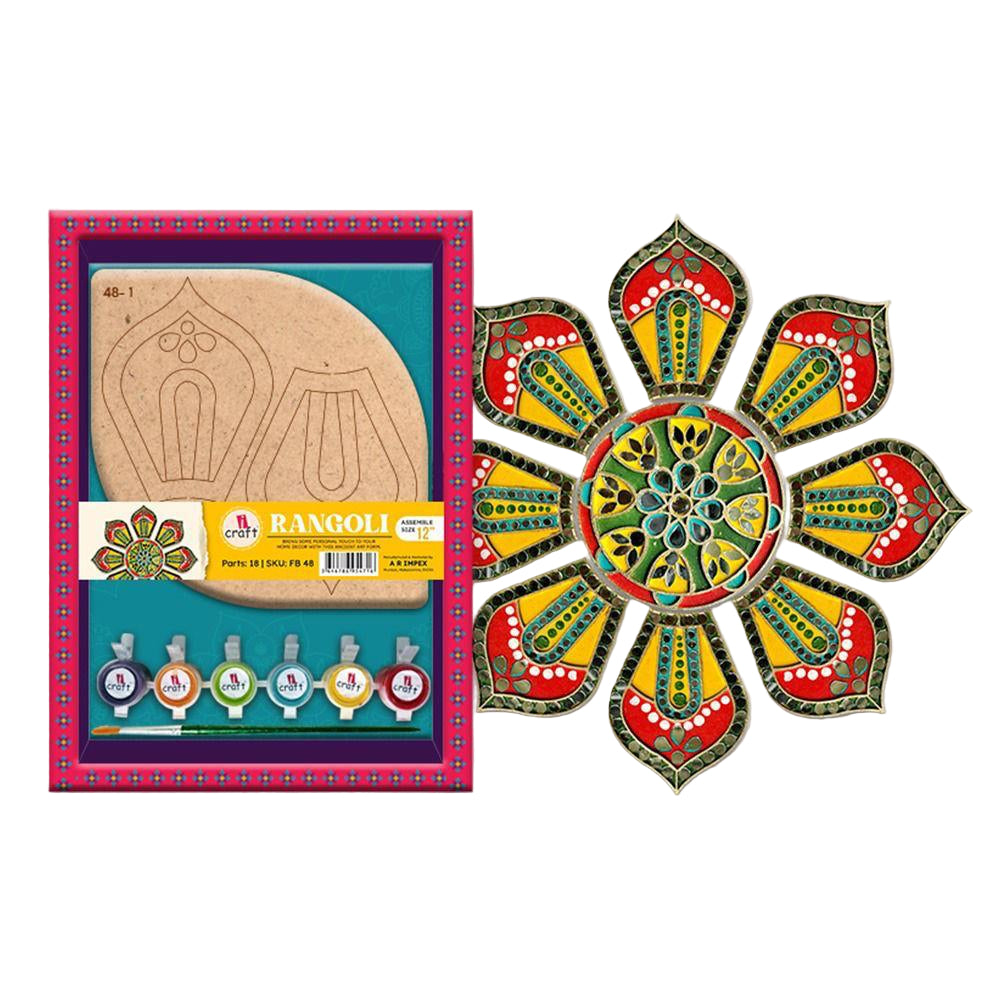 DIY Rangoli Kit (Dot Mandala-fb 48)