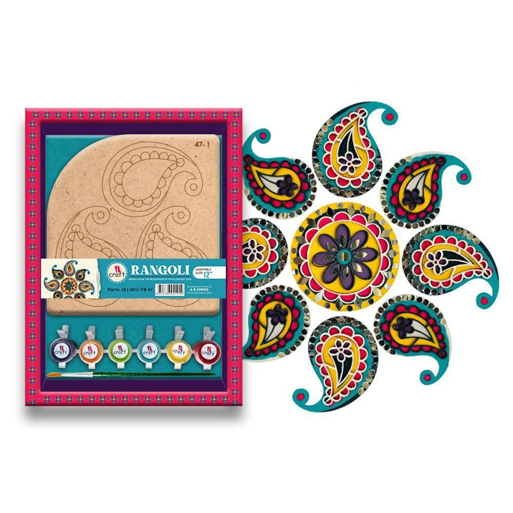DIY Rangoli Kit (Mango Paisley-FB 47)