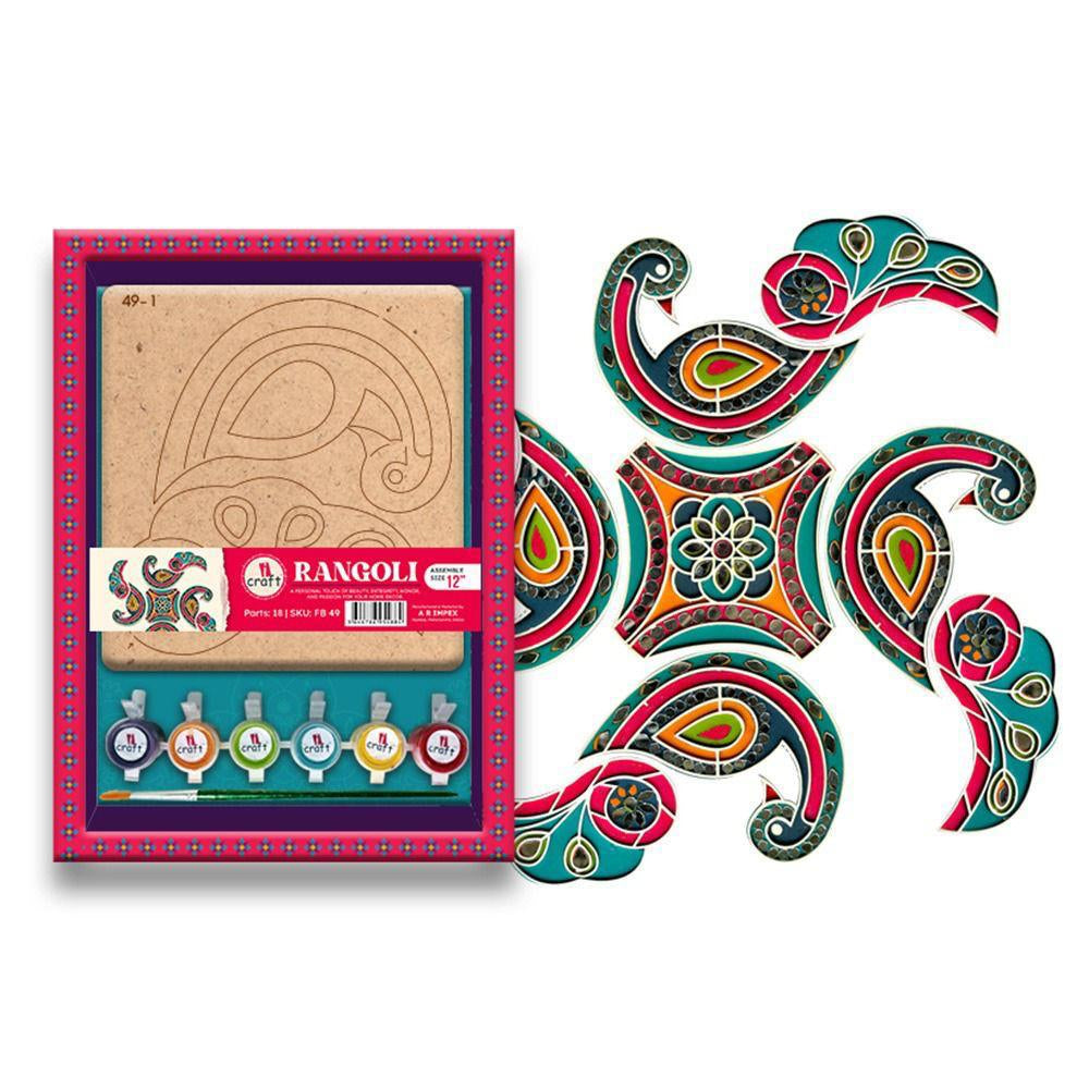 DIY Rangoli Kit (PEACOCK-FB 49)