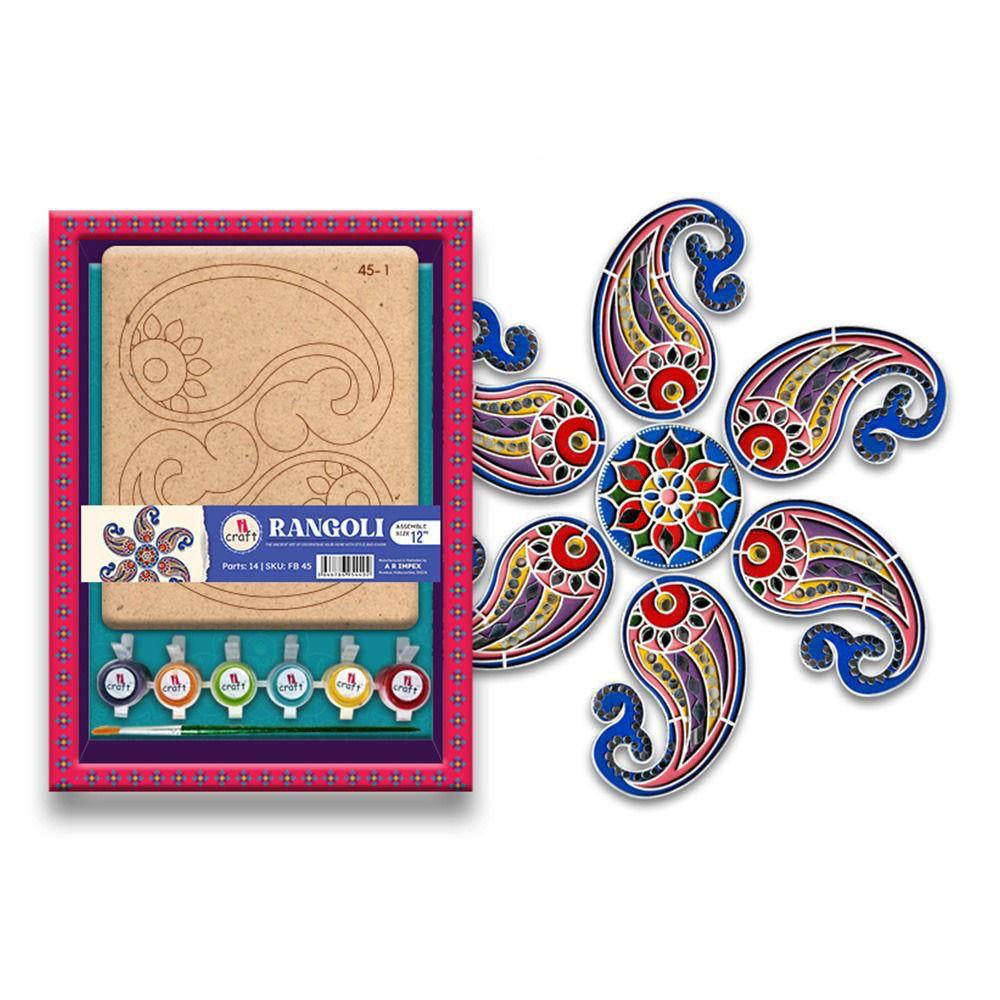 DIY Rangoli Kit (Paisley-FB 45)
