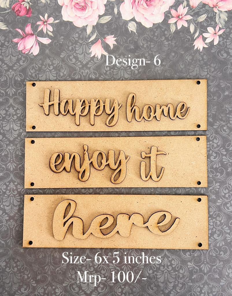 MINI HANGING - HAPPY HOME