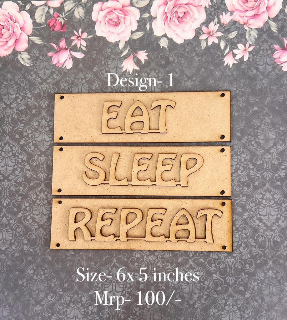 MINI HANGING - EAT SLEEP REPEAT