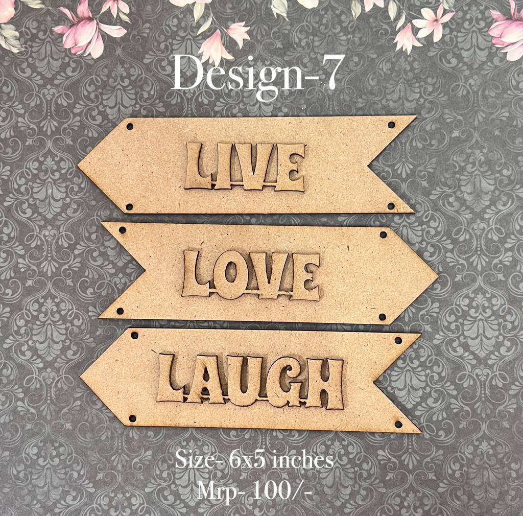 MINI HANGING- LIVE LOVE LAUGH