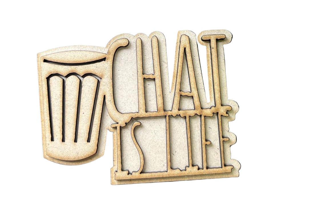 CHAI IS LIFE - FRIDGE MAGNET