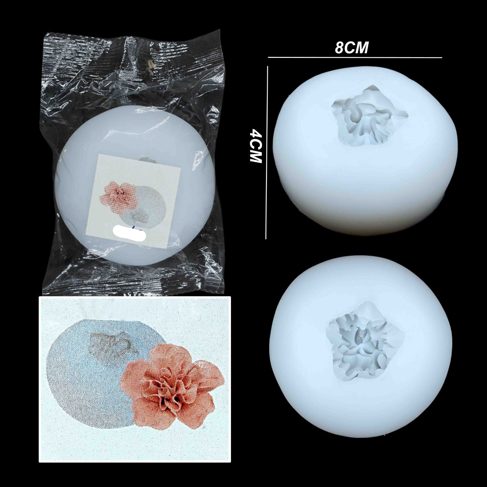 Twisted flower mould