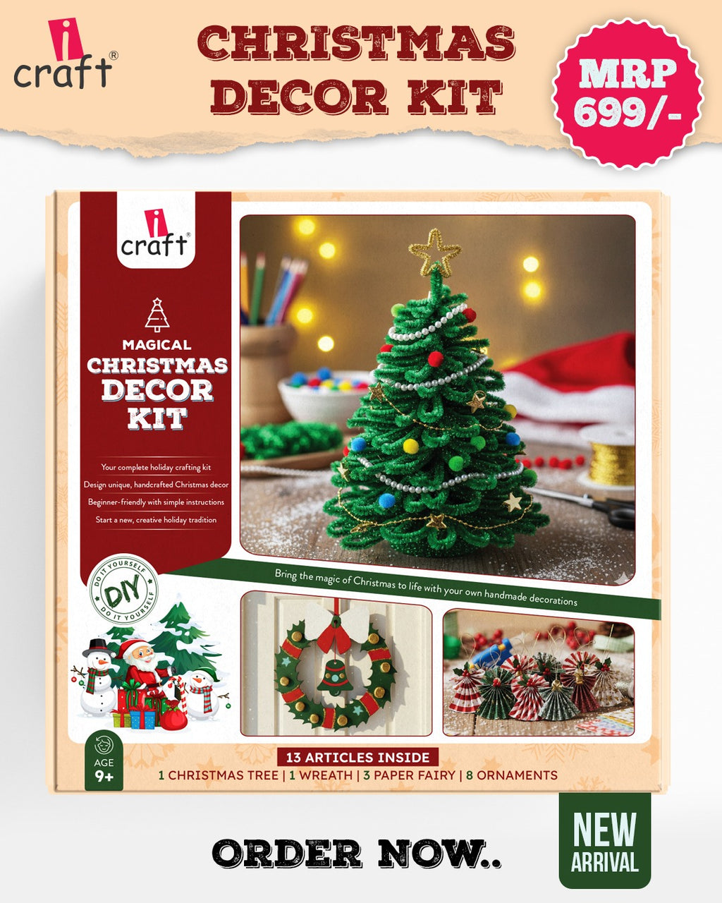 Magical Christmas Decor Kit - 13-in-1