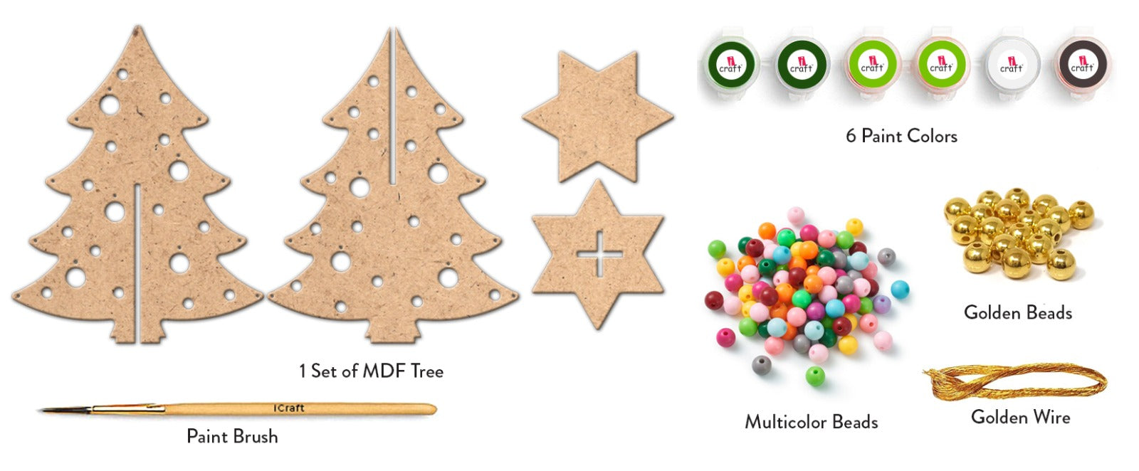DIY mdf christmas tree