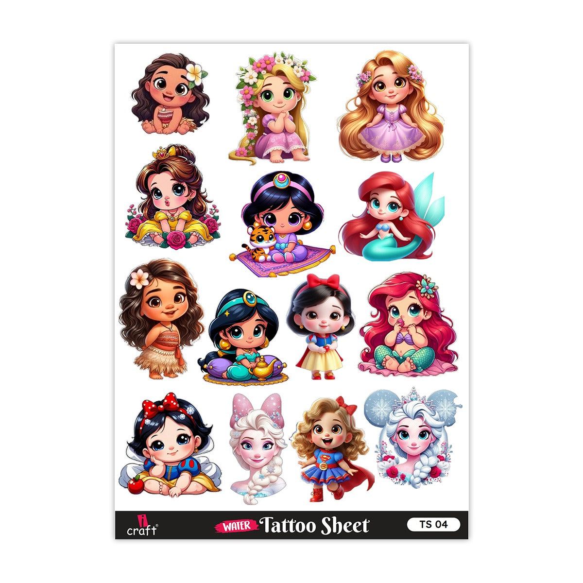 TATTOO SHEET FTS -04