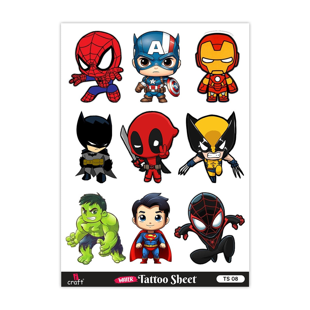 TATTOO SHEET- FTS-08