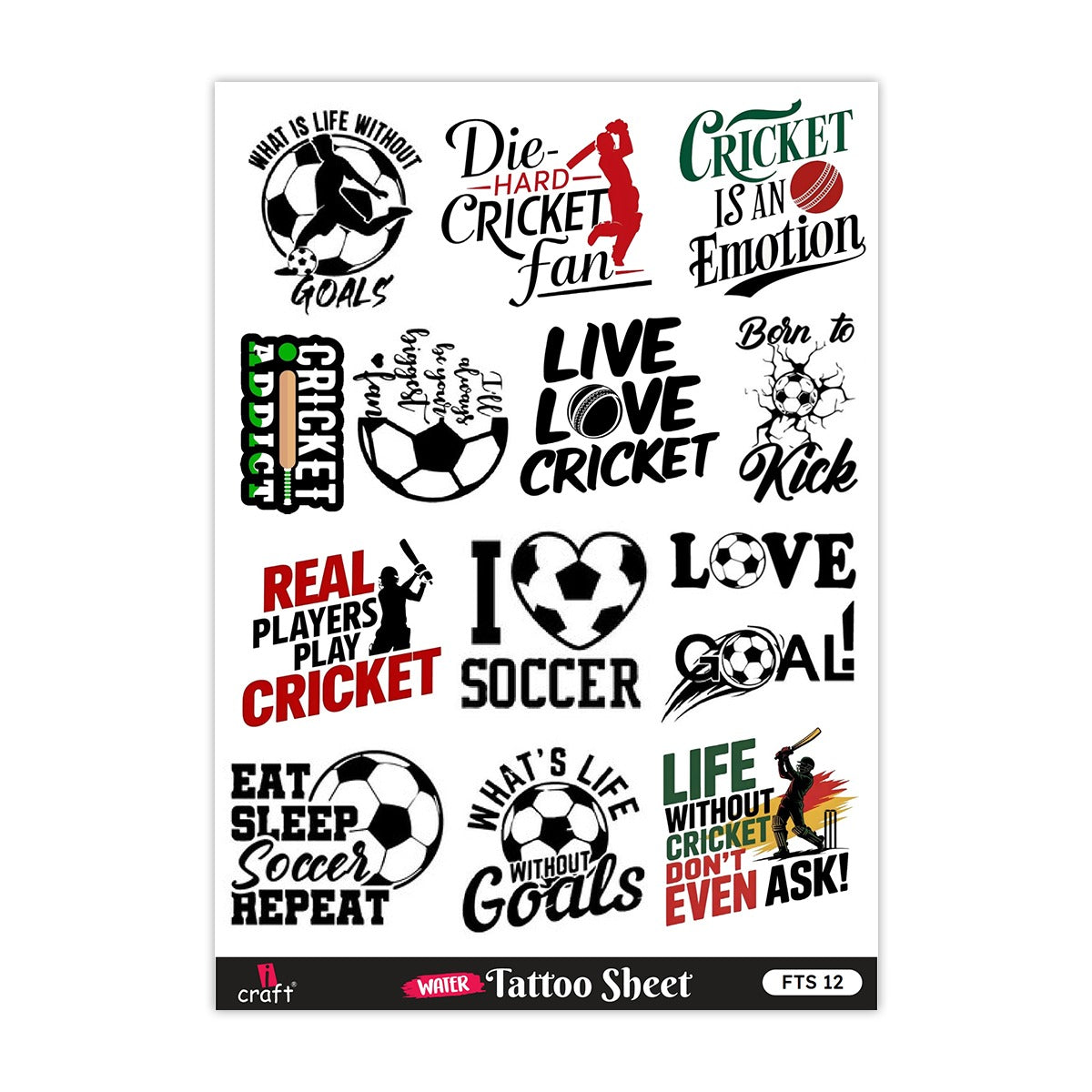 TATTOO SHEET - FTS 12