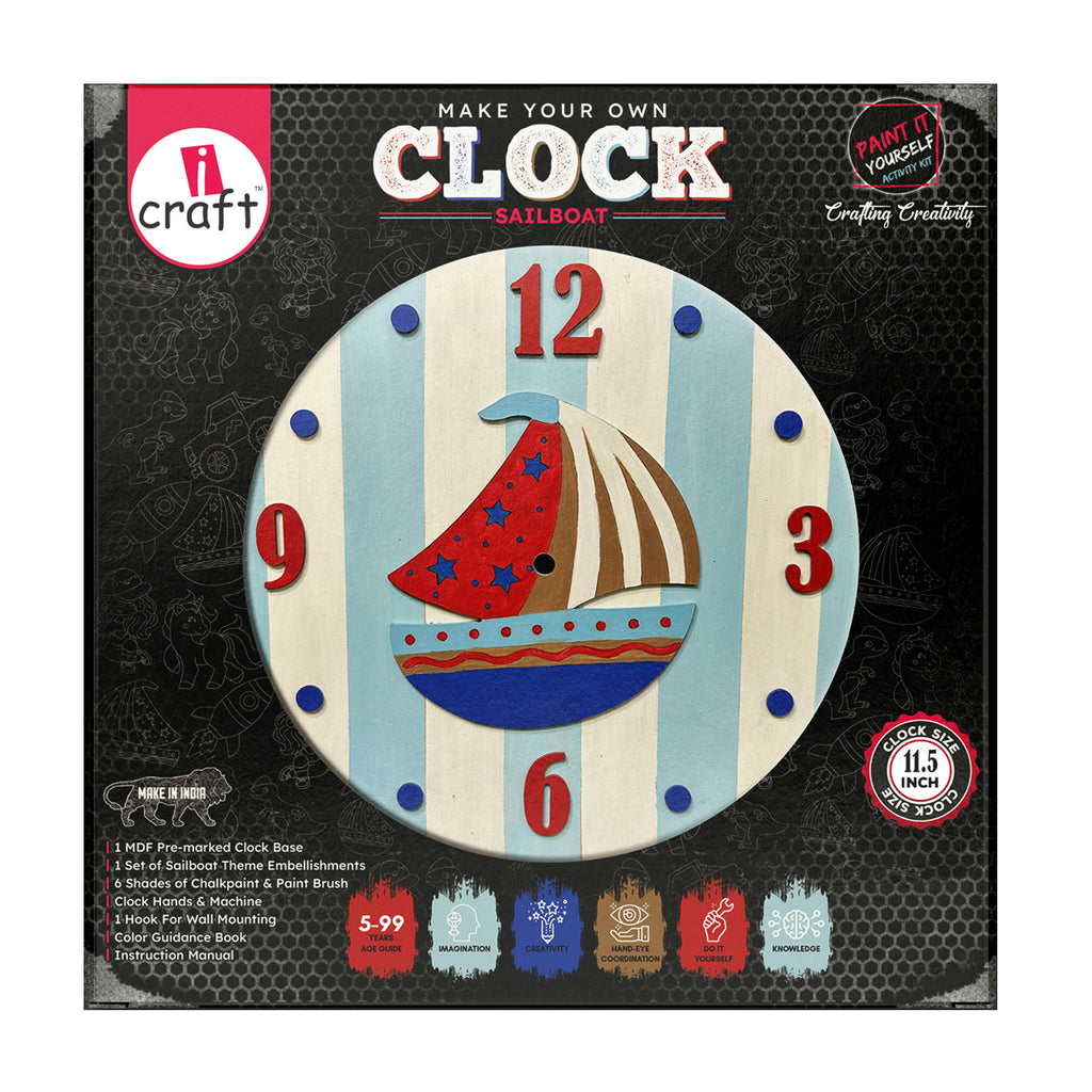 Clock diy kit- sail boat
