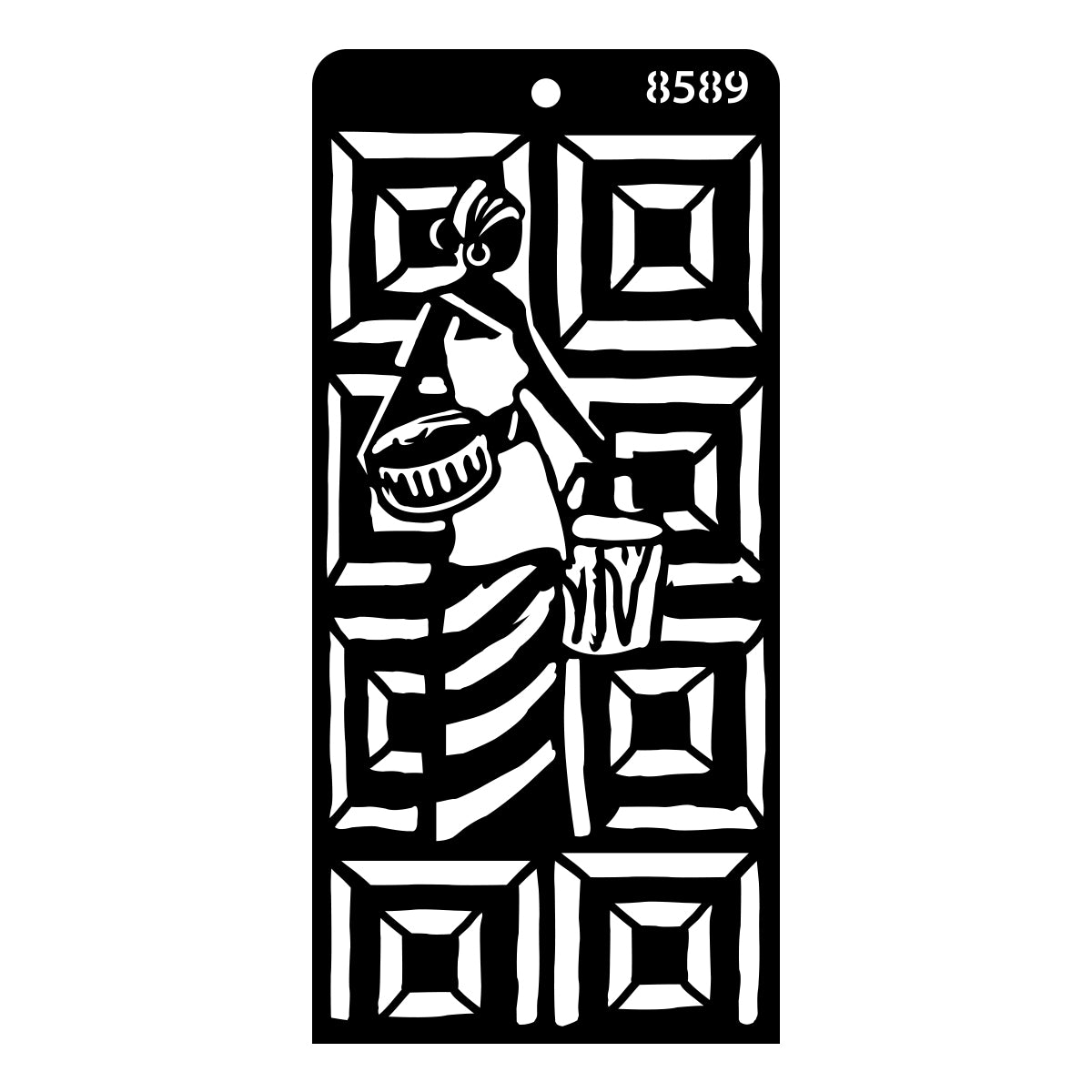 stencil 8589
