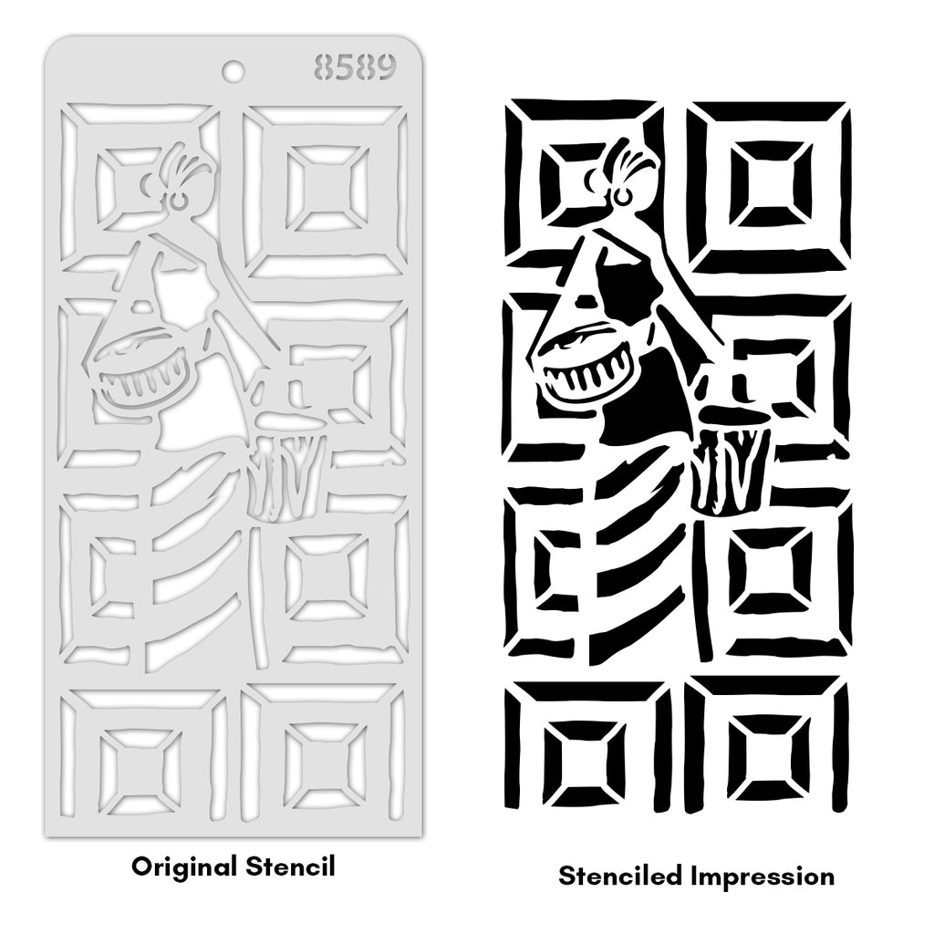 stencil 8589