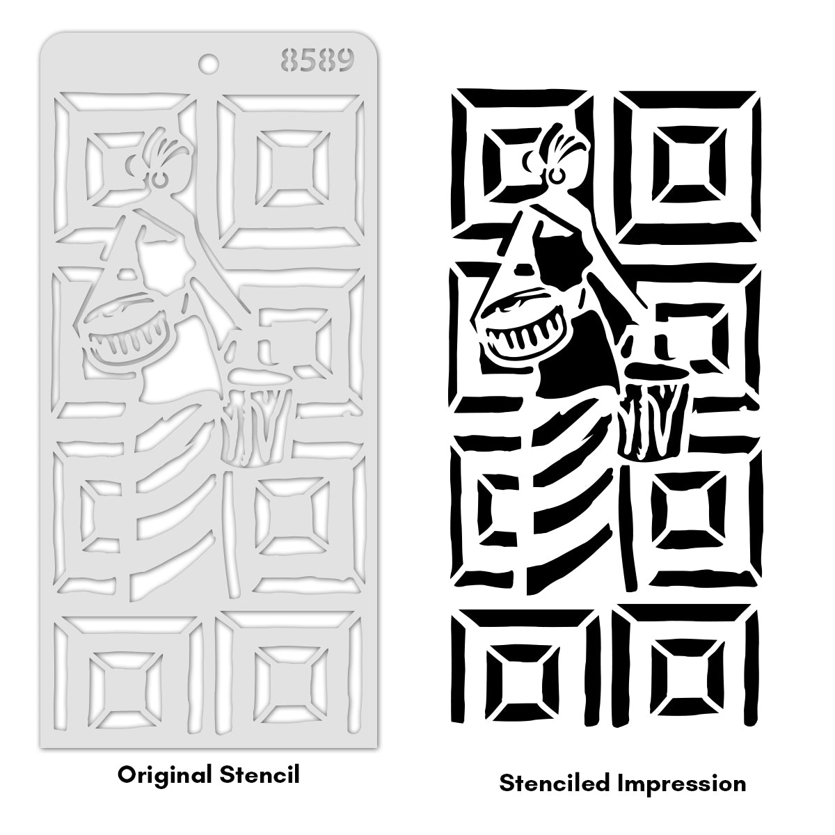 stencil 8589