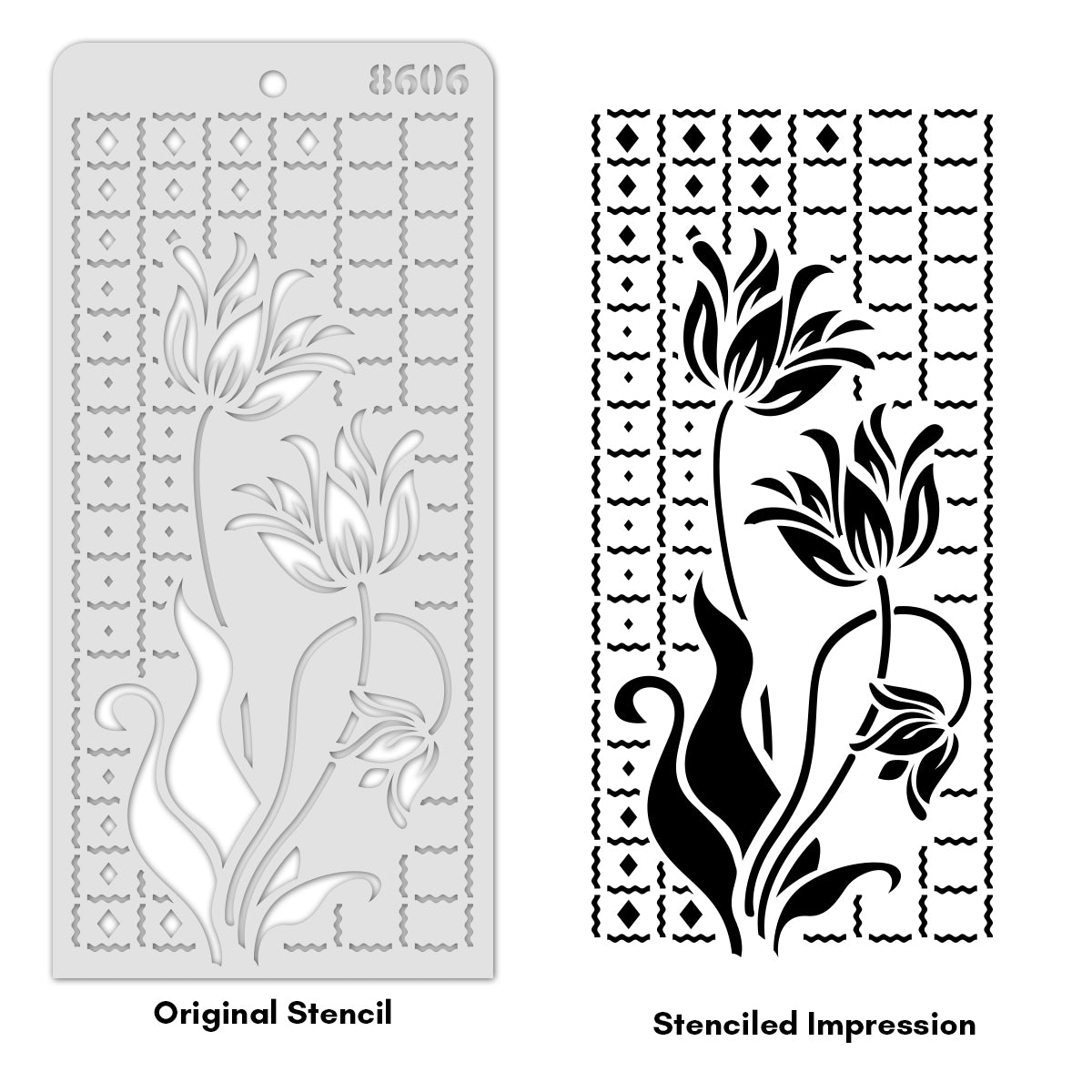 stencil 8606