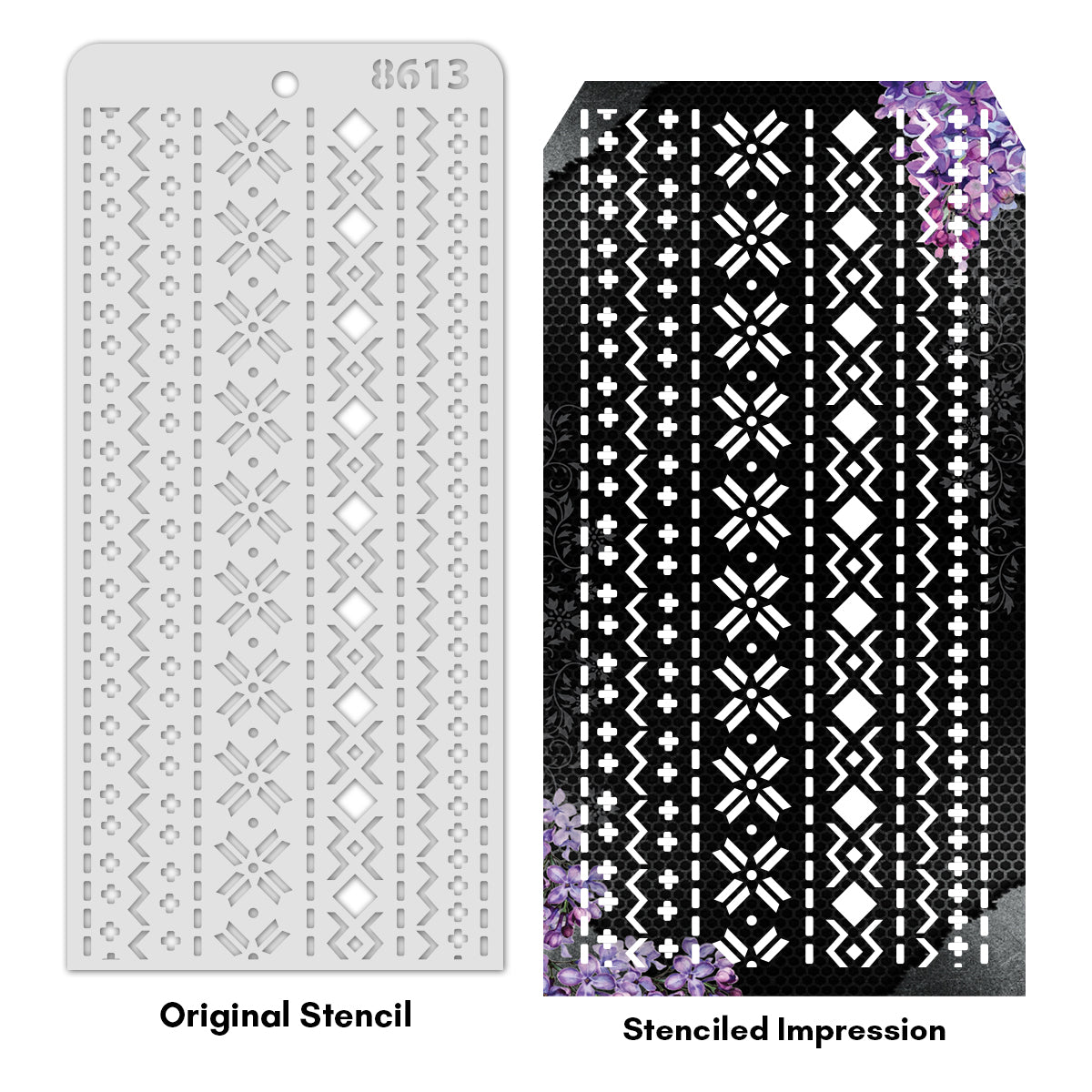 border stencil 8613