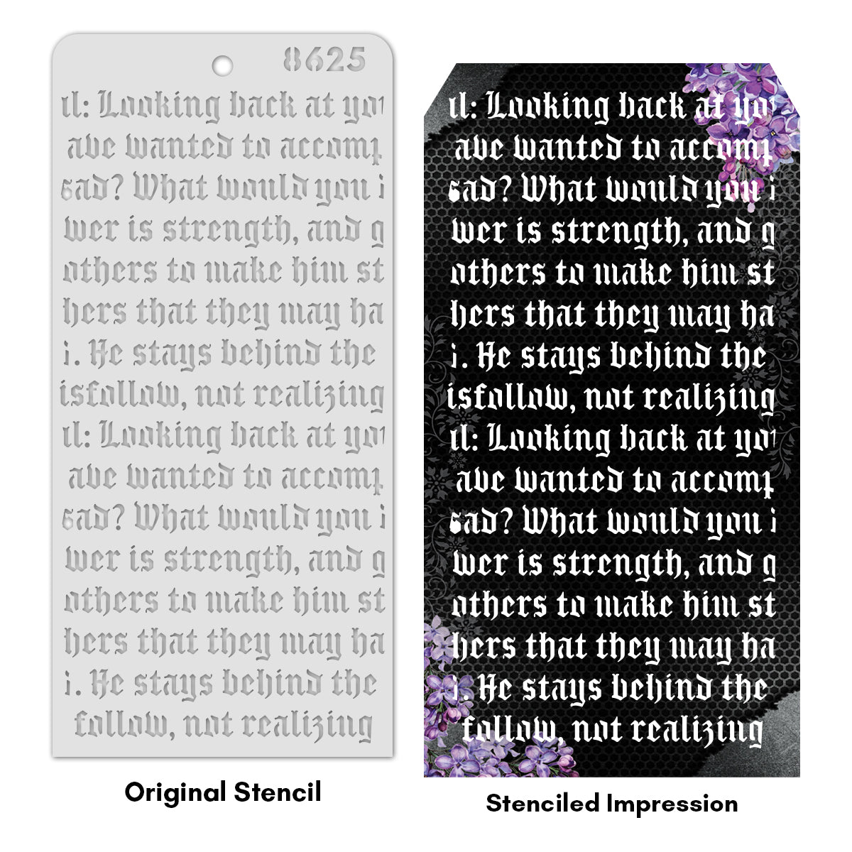 stencil 8625