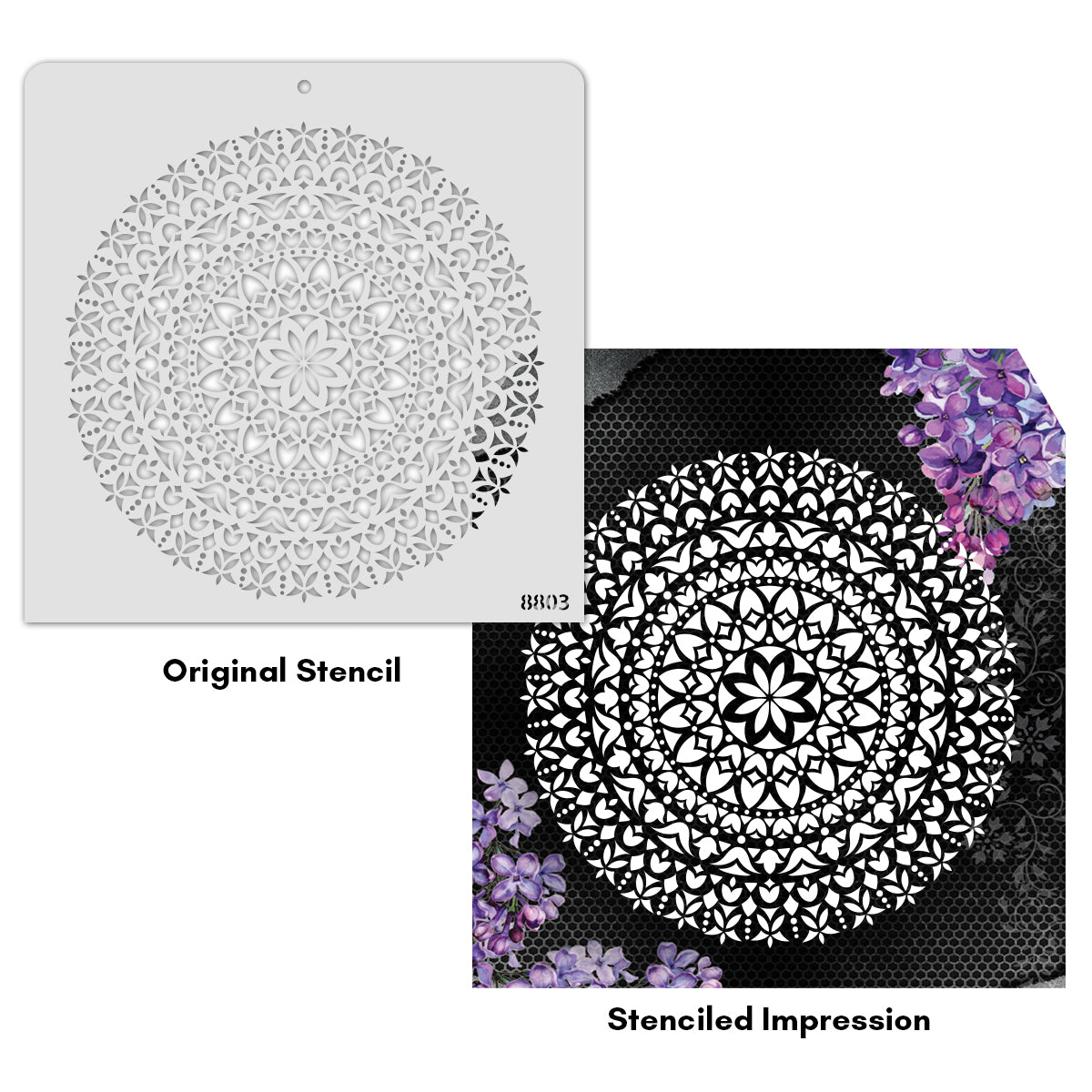 12X12 STENCIL - 8803