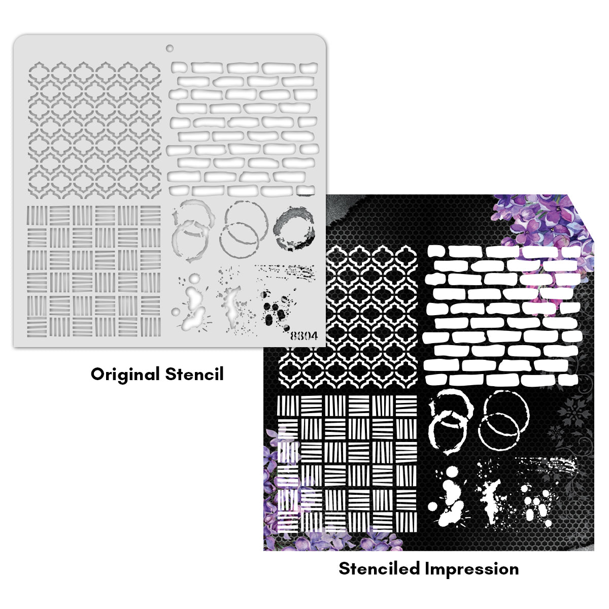 12X12 STENCIL - 8804