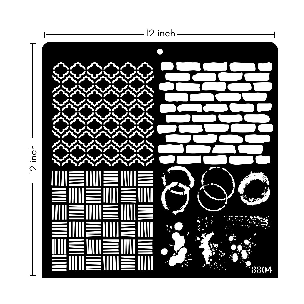 12X12 STENCIL - 8804