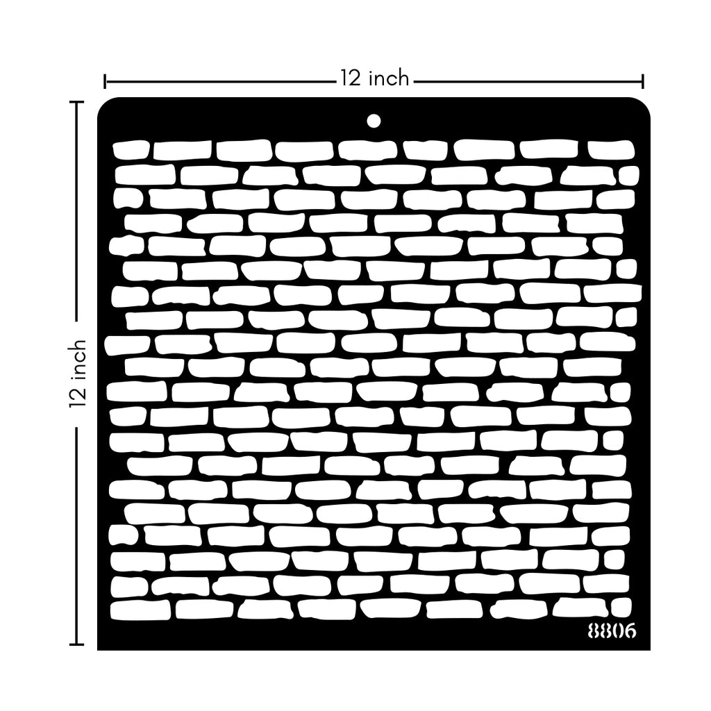 12X12 STENCIL - 8806