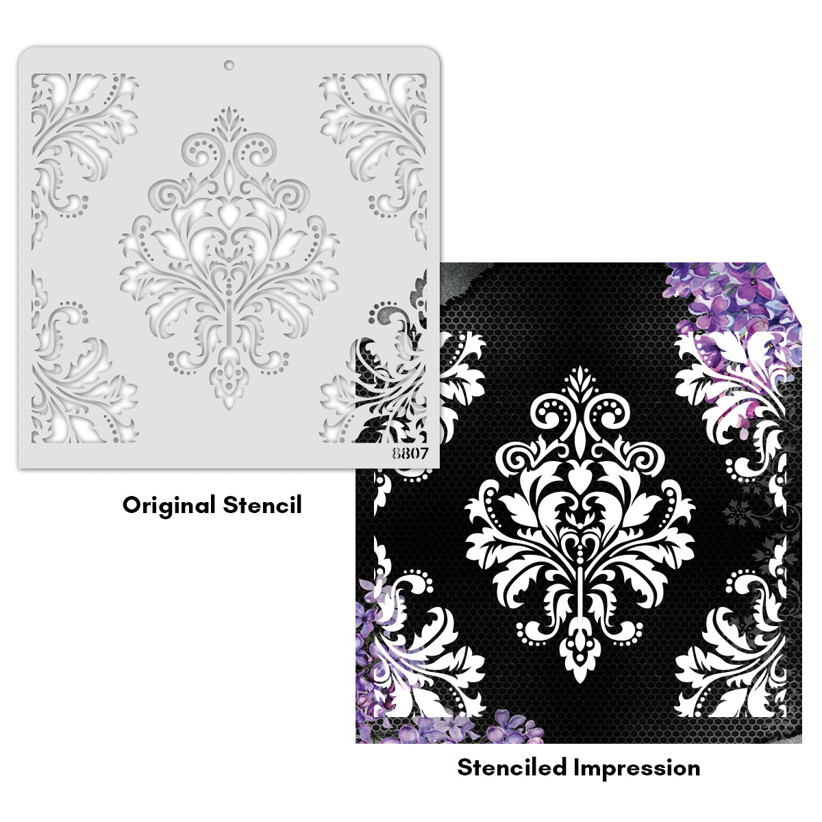 12X12 STENCIL - 8807