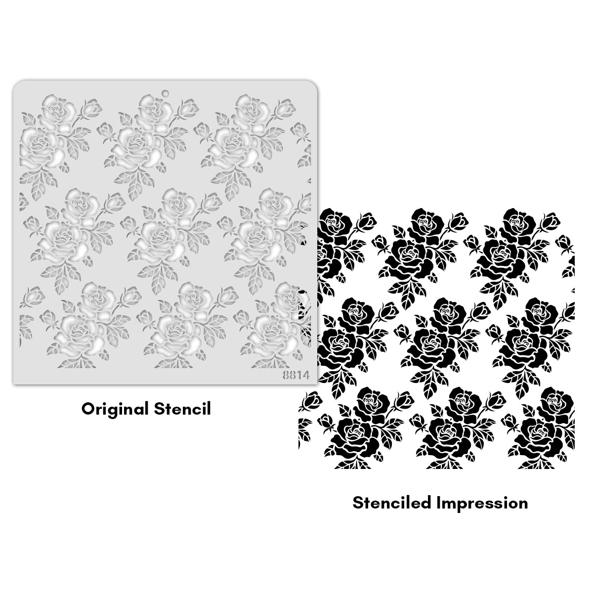 12X12 STENCIL - 8814