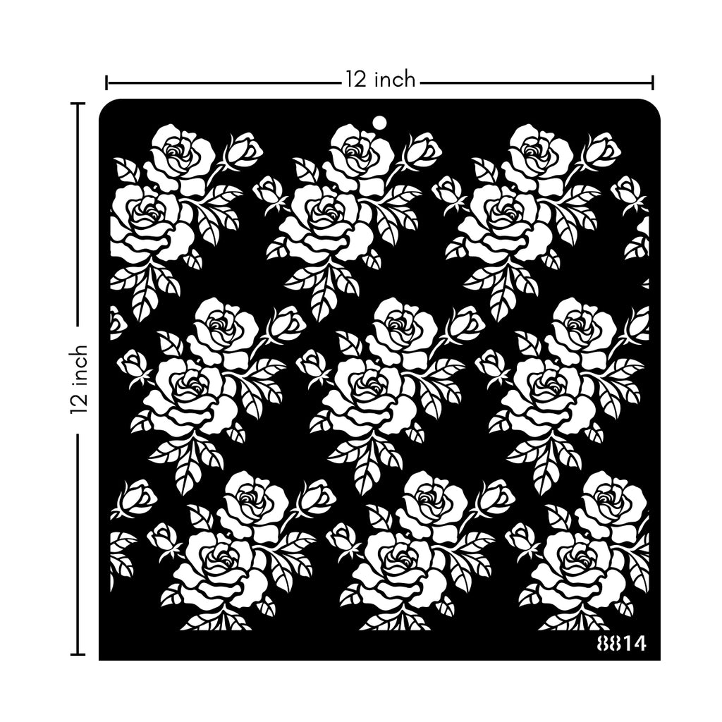 12X12 STENCIL - 8814