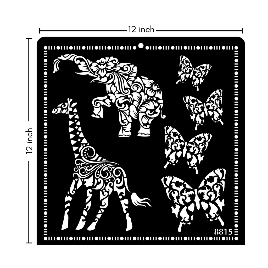12X12 STENCIL 8815