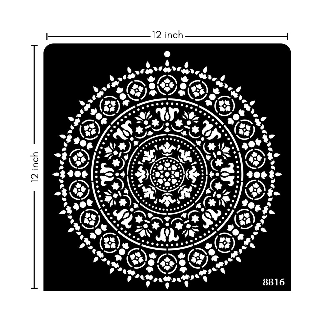 12X12 STENCIL- 8816