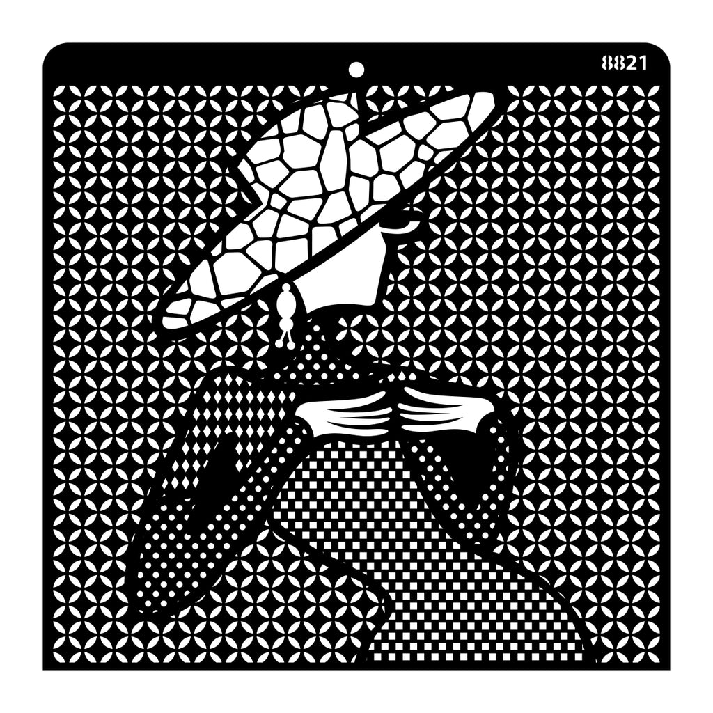 12X12 STENCIL 8821