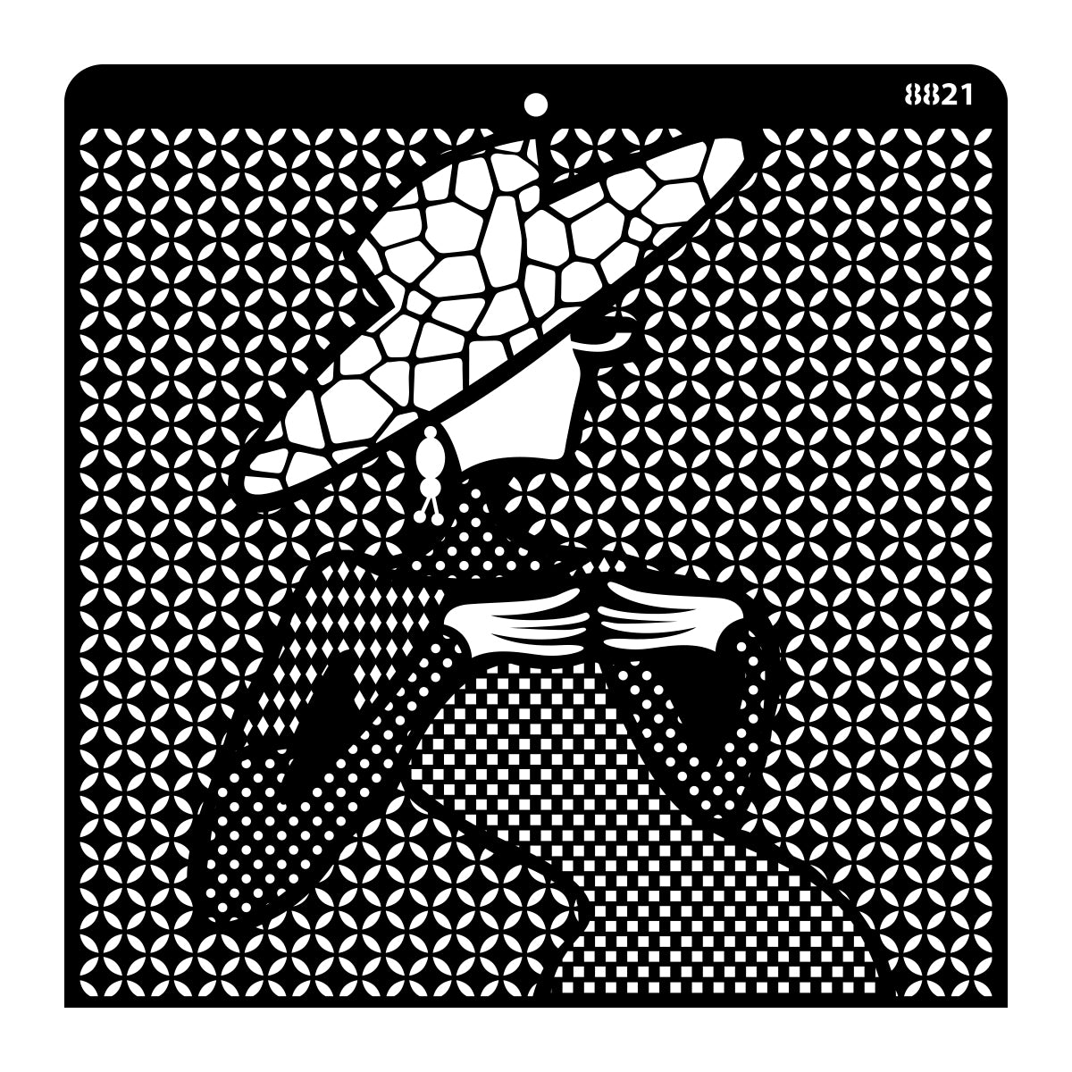 12X12 STENCIL 8821