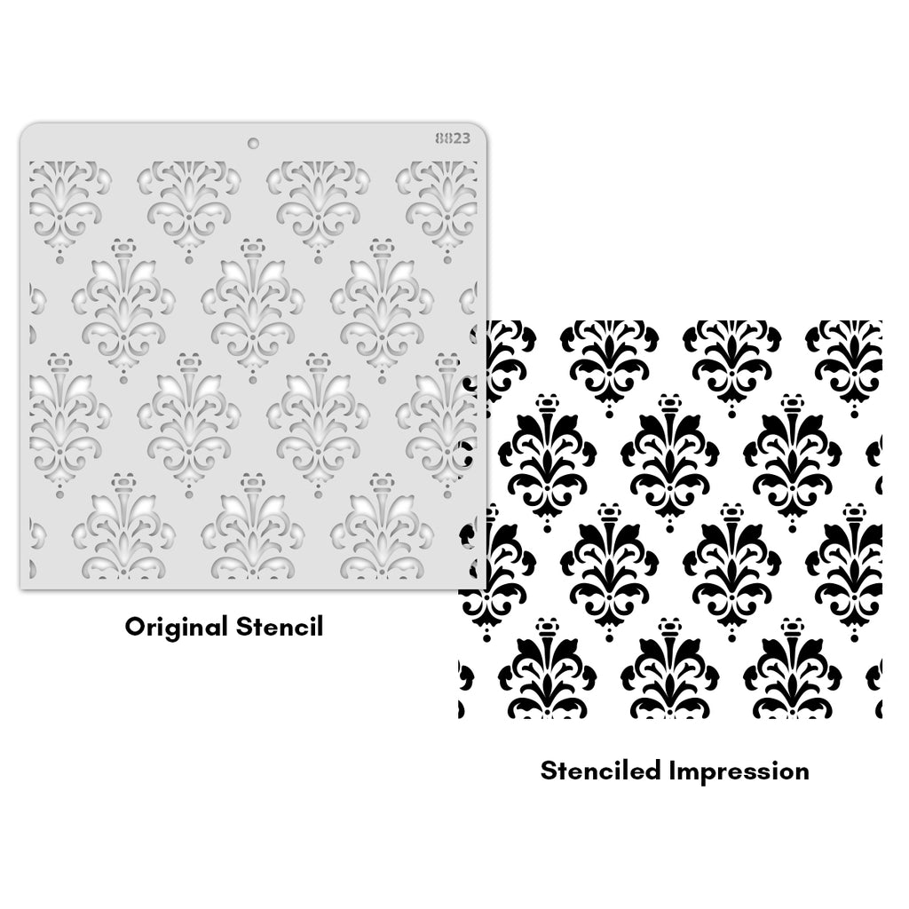 12X12 STENCIL - 8823