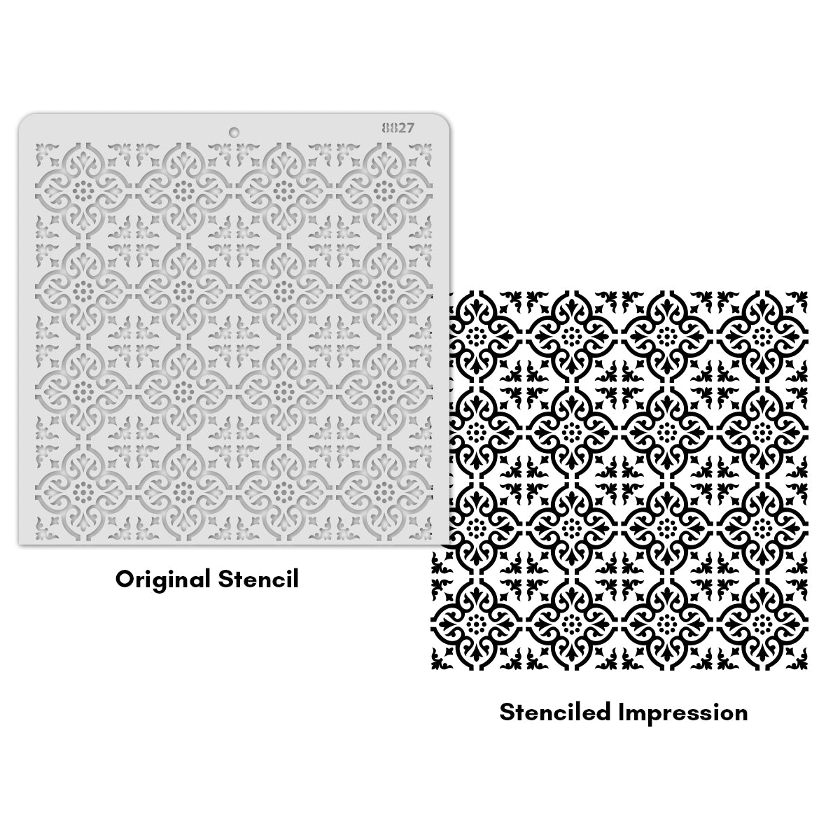 12X12 STENCIL - 8833
