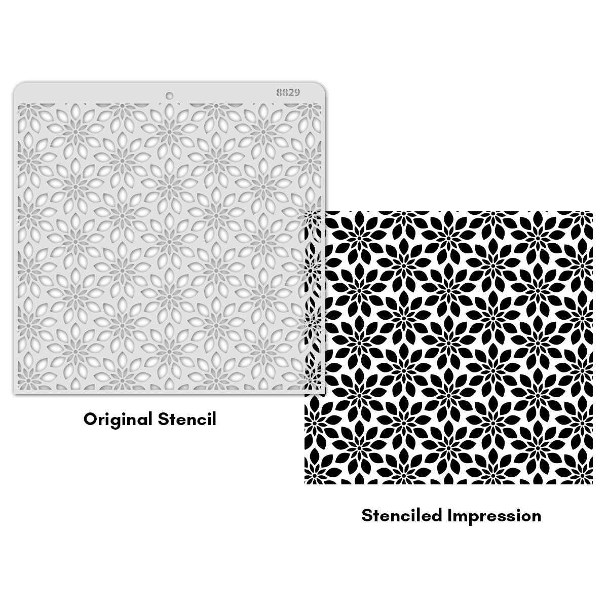 12X12 STENCIL - 8829