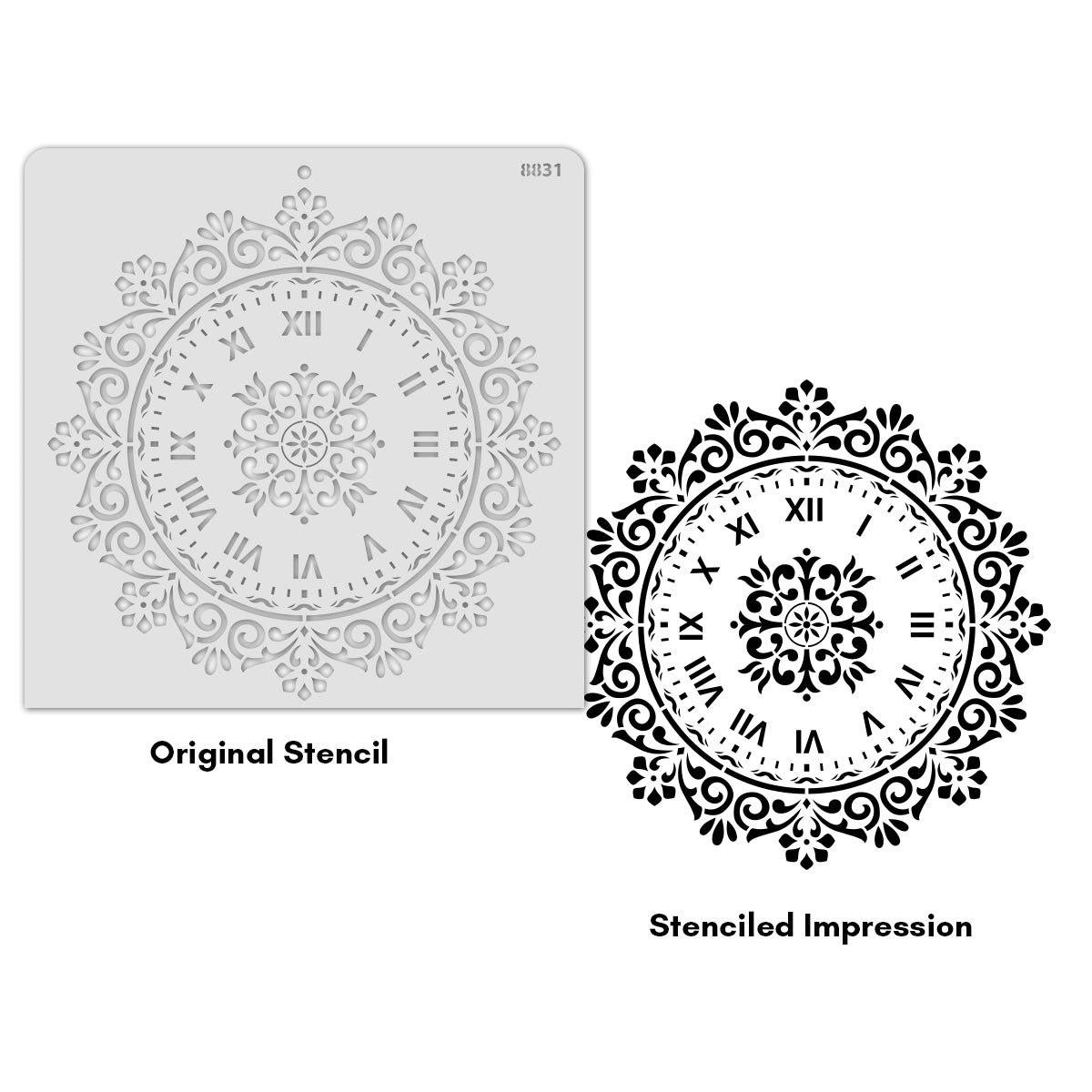 12X12 STENCIL- 8831