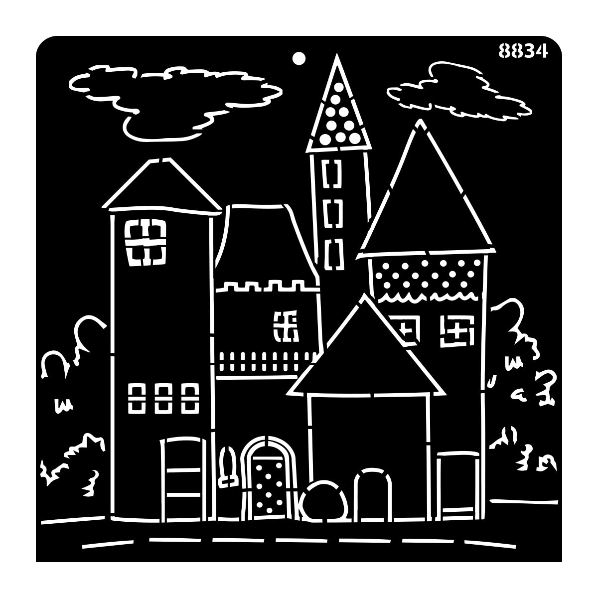 12X12 STENCIL- 8834