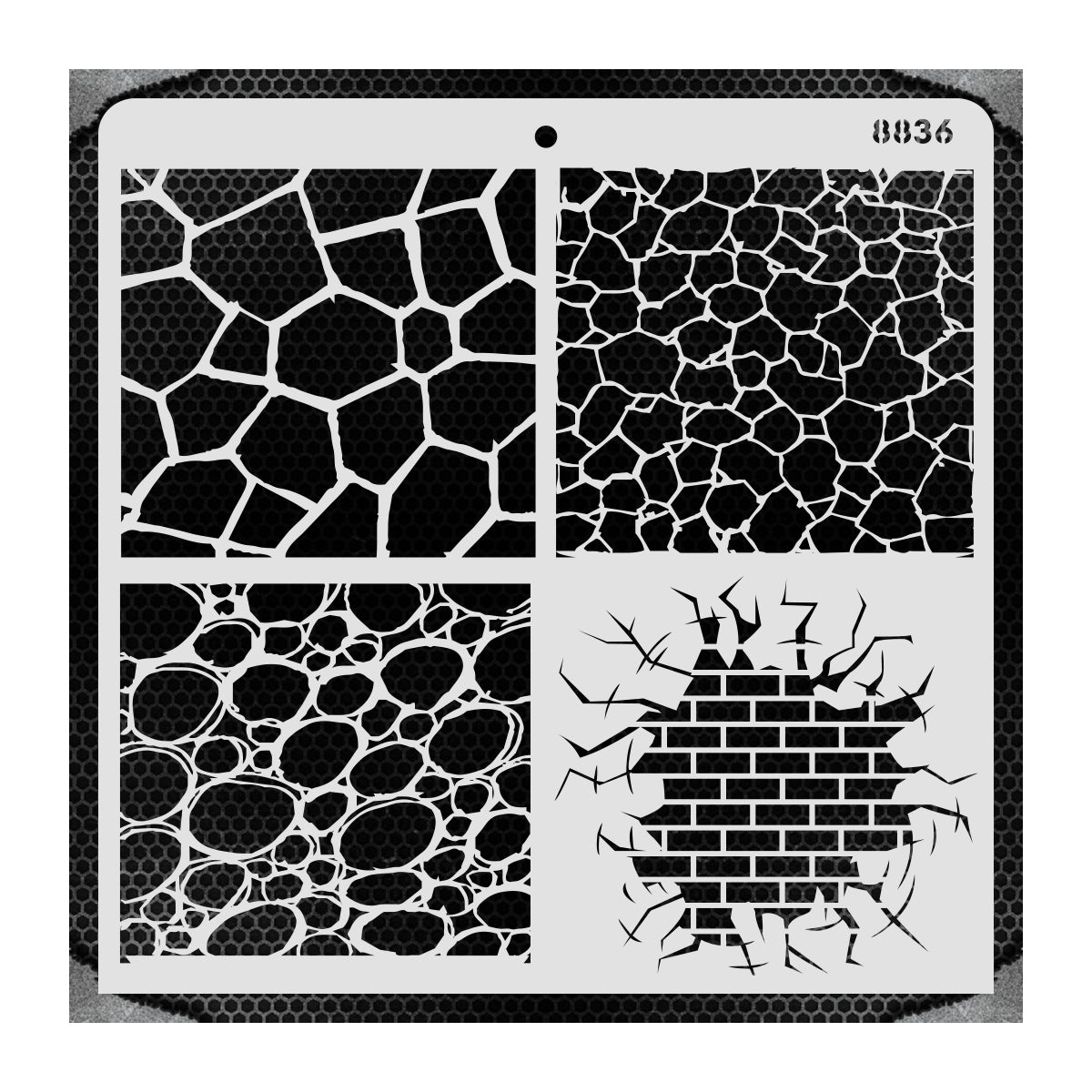 12X12 STENCIL - 8836