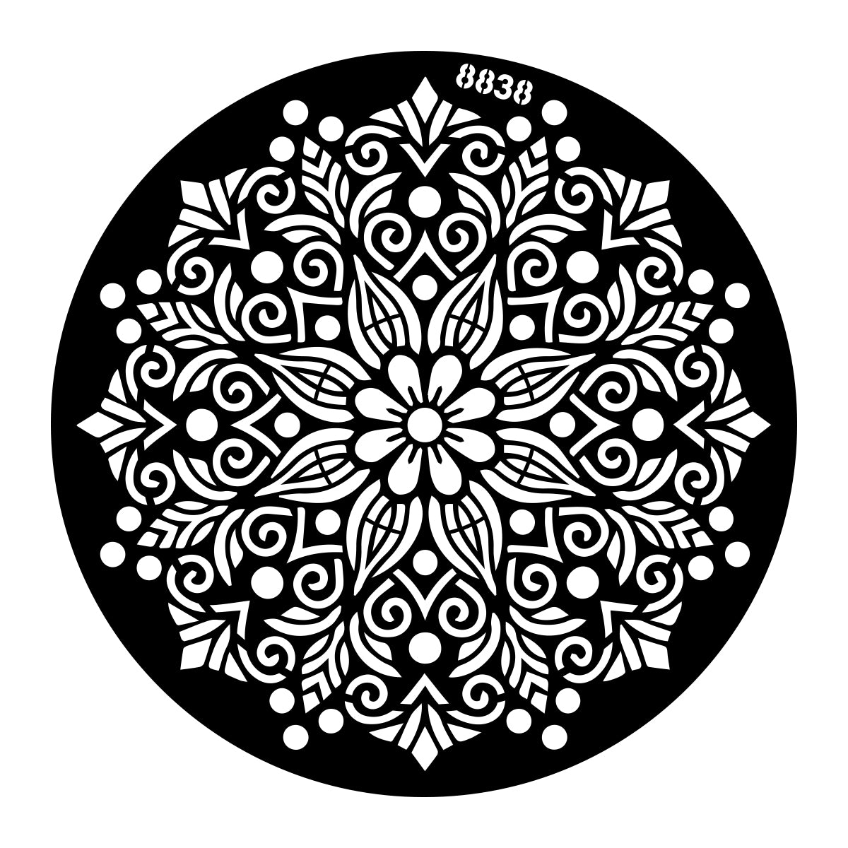 12X12 STENCIL - 8838
