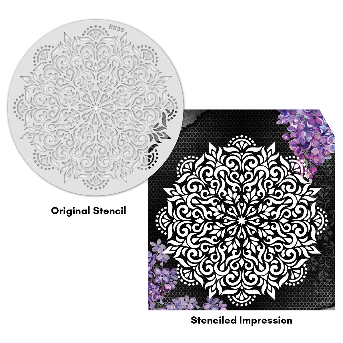 12X12 STENCIL - 8839