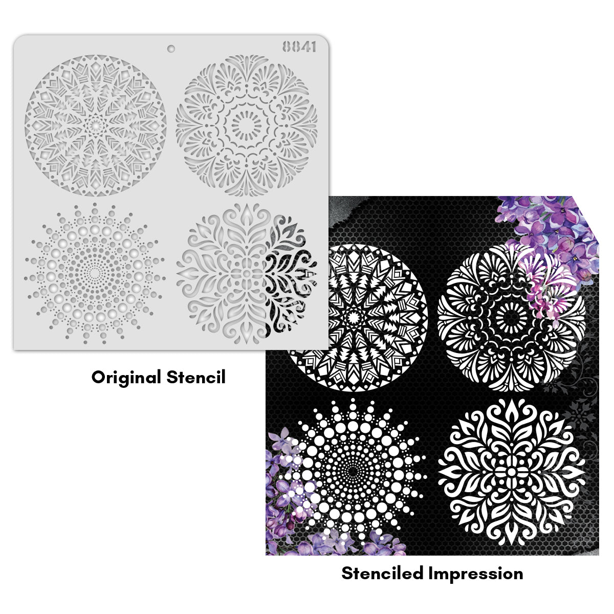 12x12 STENCIL - 8841
