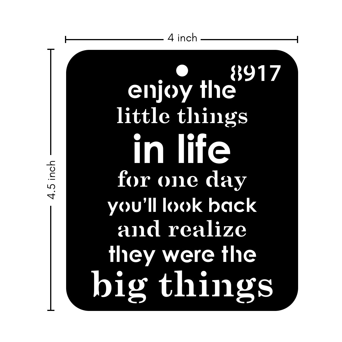 Stencil 8917