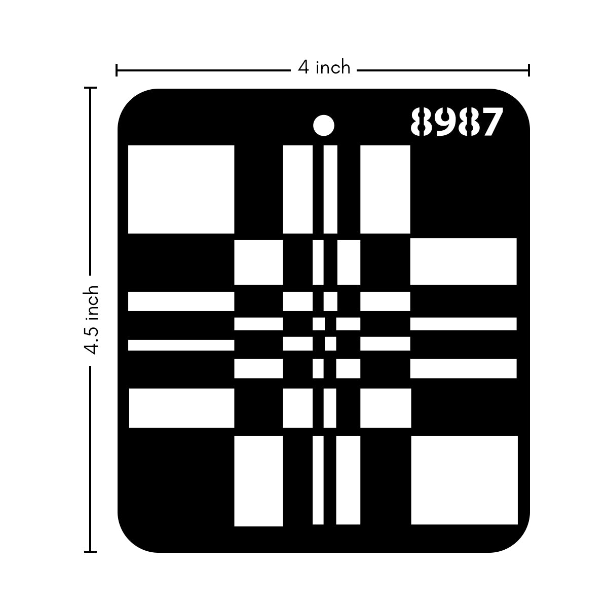 Stencil 8987